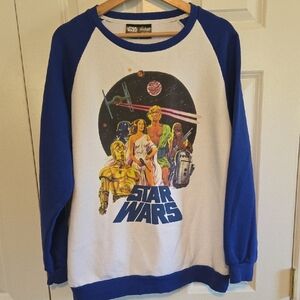 Cakeworthy " Old School Star Wars" Crewneck Sweatshirt